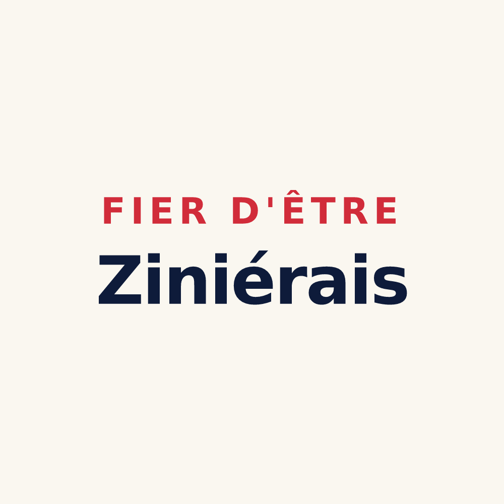 Tasse « Fier d'être Ziniérais » — design pour La Séguinière