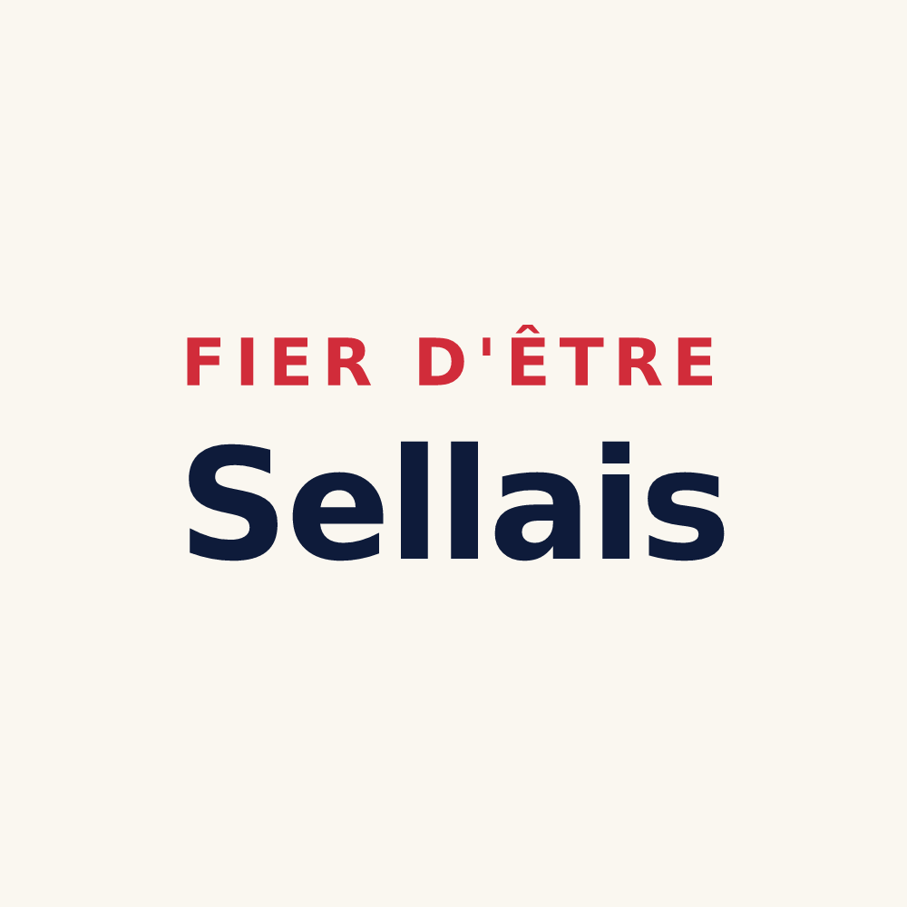Tasse « Fier d'être Sellais » — design pour La Selle-Guerchaise