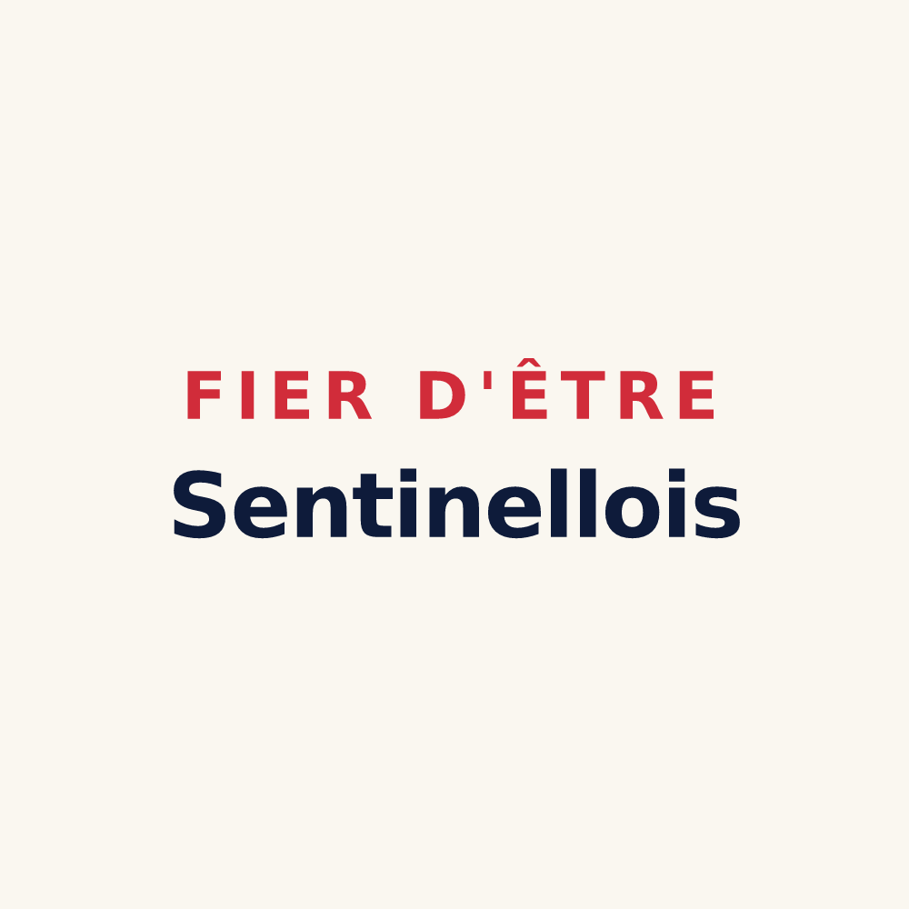 Tasse « Fier d'être Sentinellois » — design pour La Sentinelle