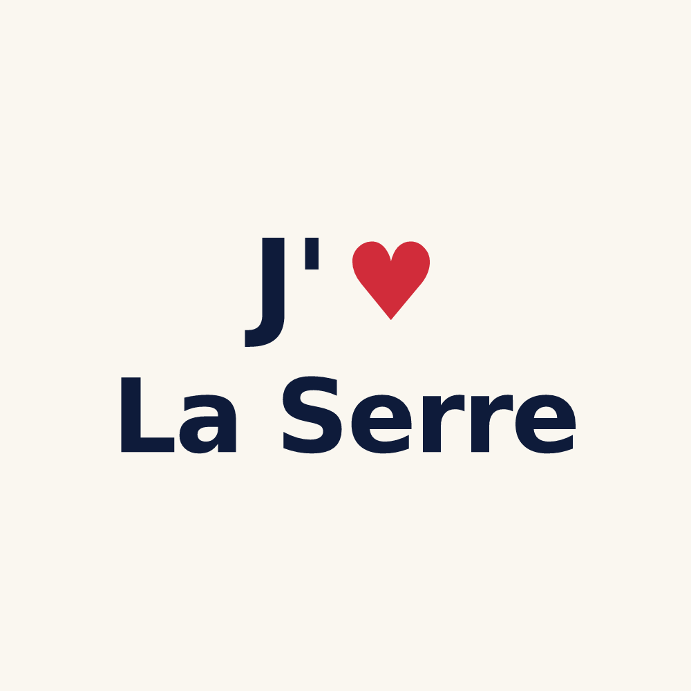 Tasse personnalisée La Serre — design J'aime La Serre