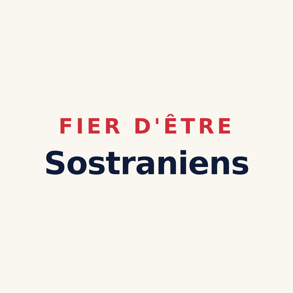 Tasse « Fier d'être Sostraniens » — design pour La Souterraine