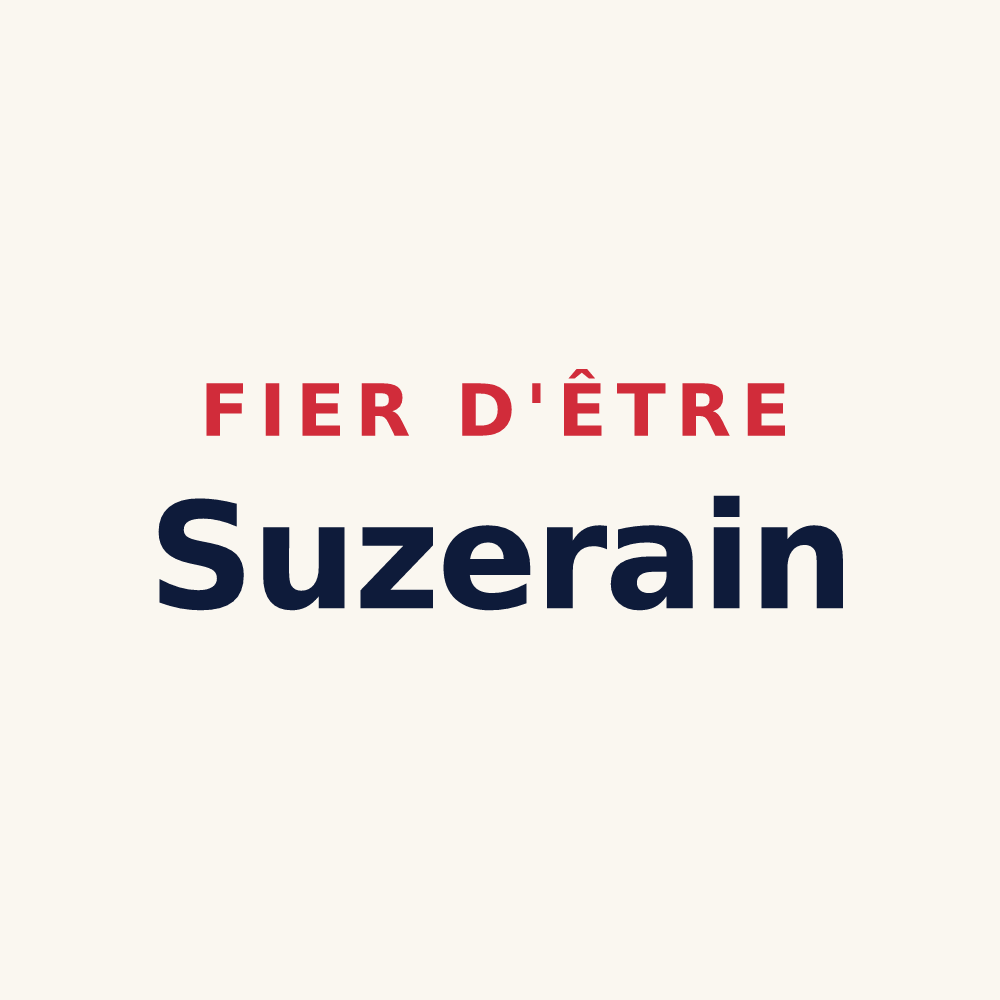 Tasse « Fier d'être Suzerain » — design pour La Suze-sur-Sarthe