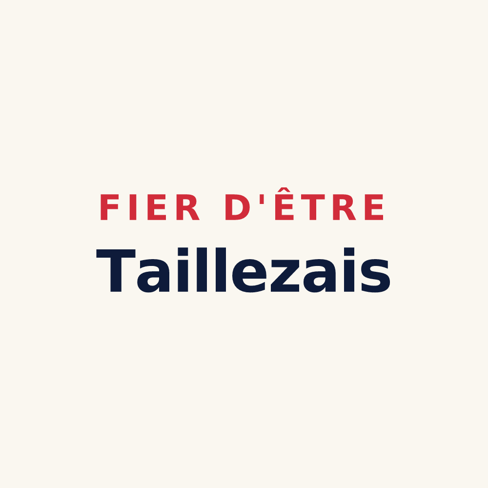Tasse « Fier d'être Taillezais » — design pour La Taillée