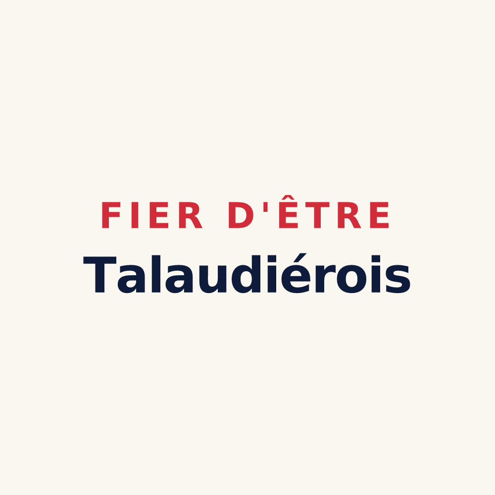 Tasse « Fier d'être Talaudiérois » — design pour La Talaudière