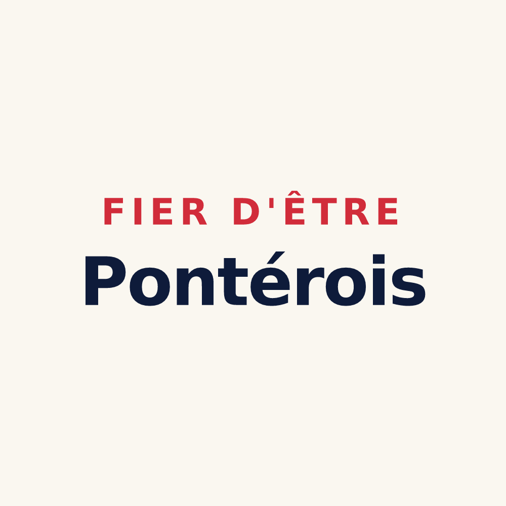 Tasse « Fier d'être Pontérois » — design pour La Terrasse-sur-Dorlay