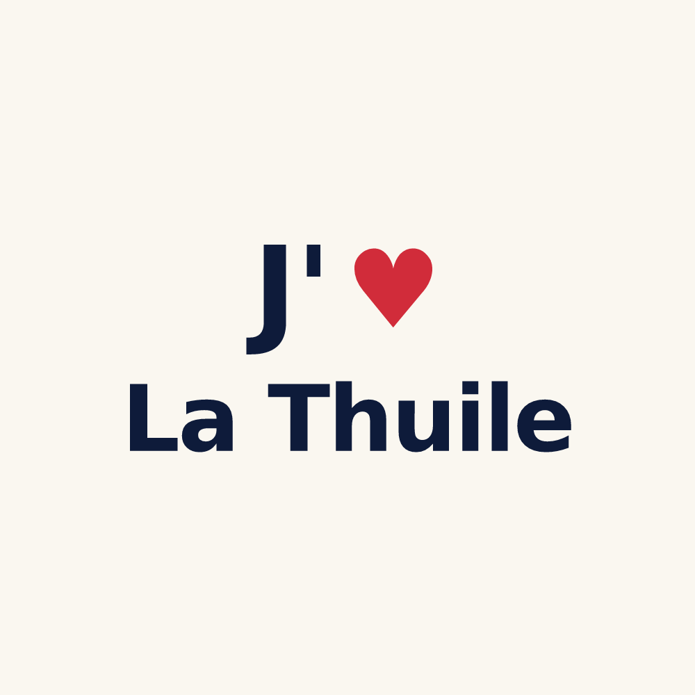 Tasse personnalisée La Thuile — design J'aime La Thuile