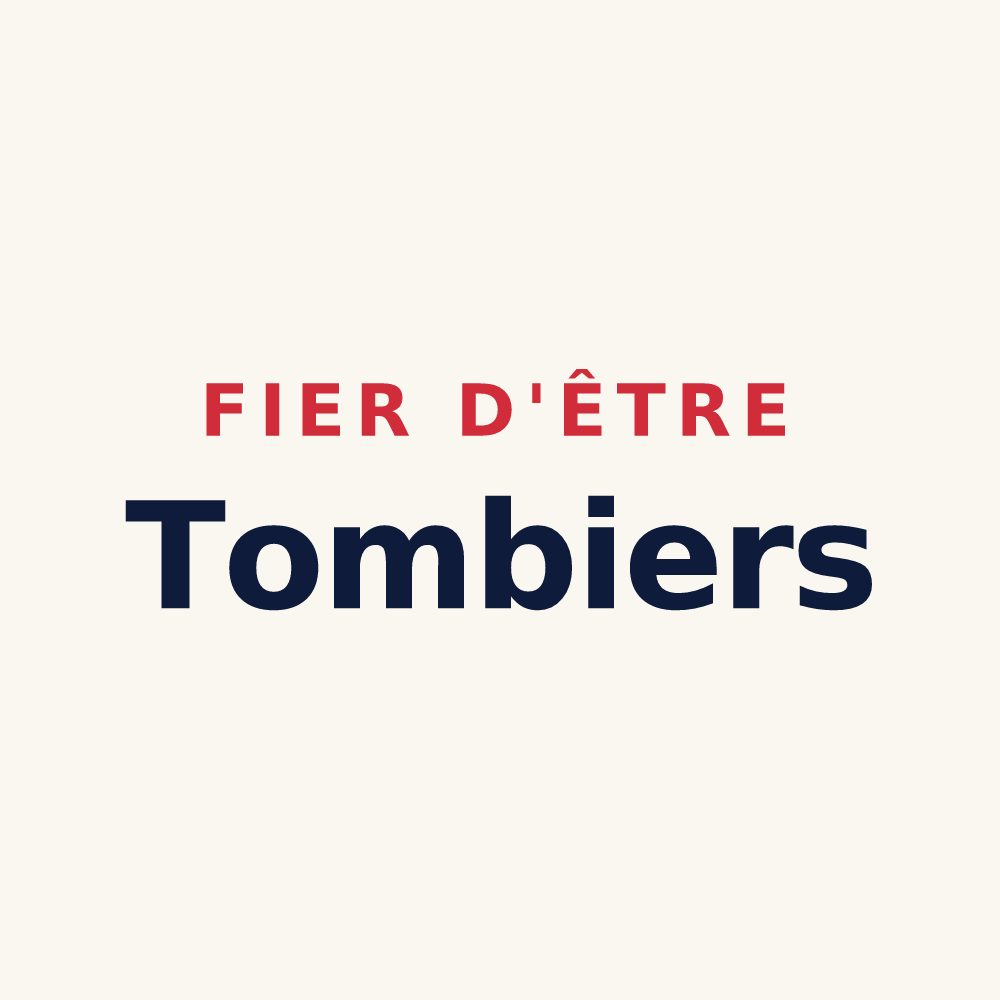Tasse « Fier d'être Tombiers » — design pour La Tombe