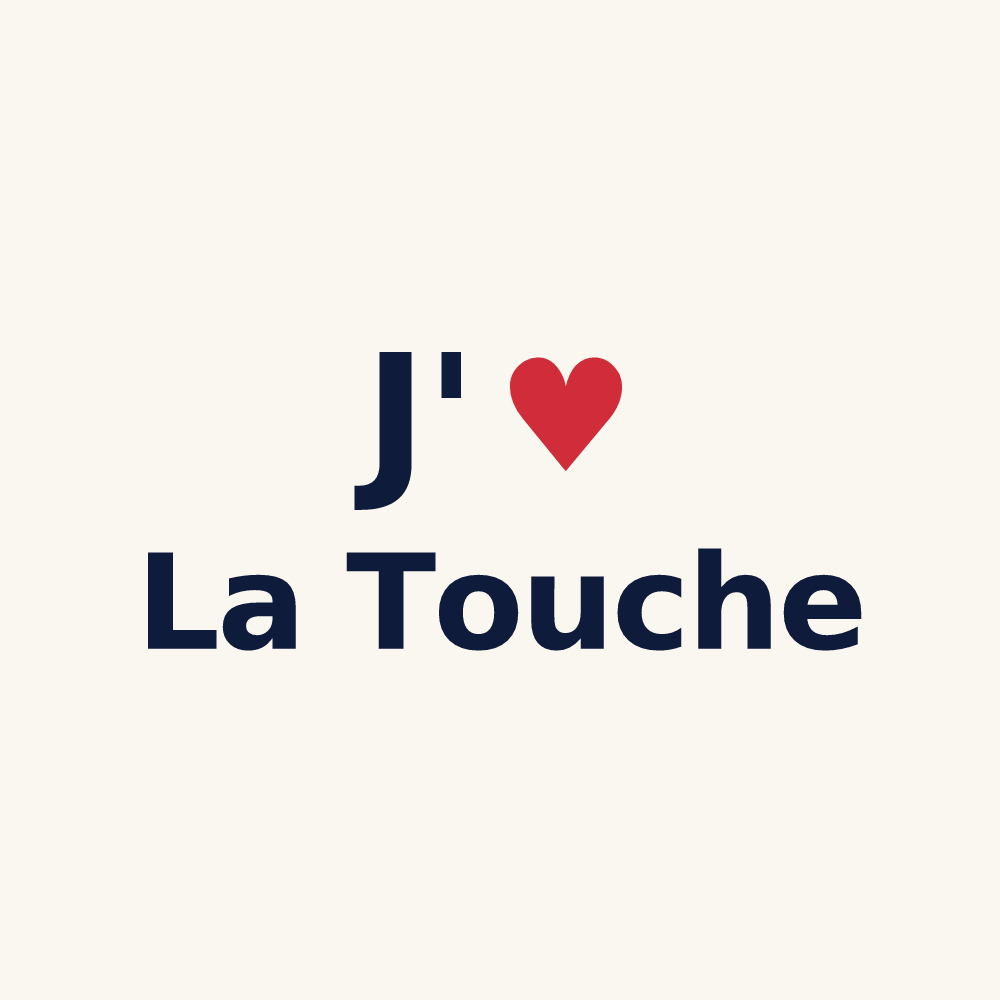 Tasse personnalisée La Touche — design J'aime La Touche