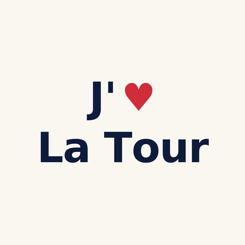 Tasse personnalisée La Tour — design J'aime La Tour