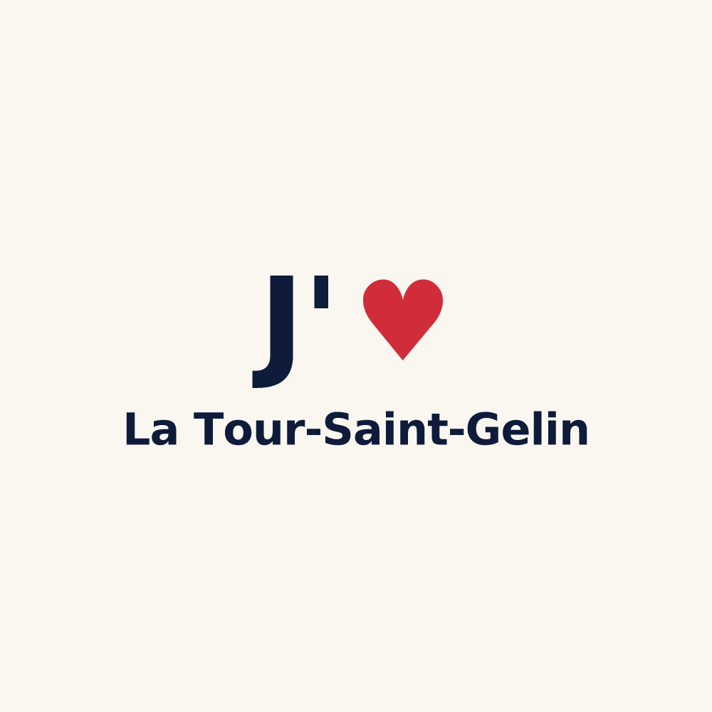 Tasse personnalisée La Tour-Saint-Gelin — design J'aime La Tour-Saint-Gelin