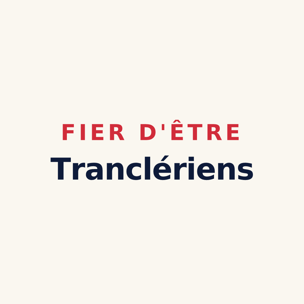Tasse « Fier d'être Tranclériens » — design pour La Tranclière
