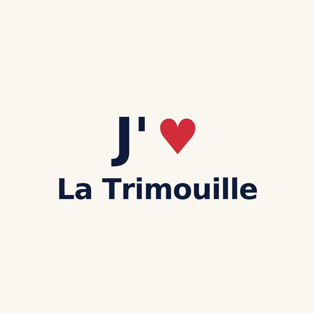 Tasse personnalisée La Trimouille — design J'aime La Trimouille