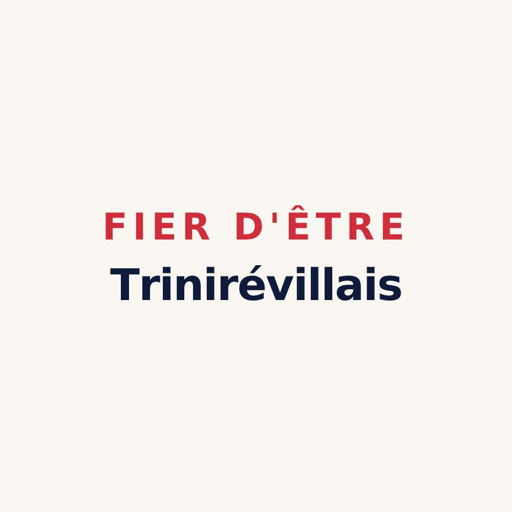 Tasse « Fier d'être Trinirévillais » — design pour La Trinité-de-Réville