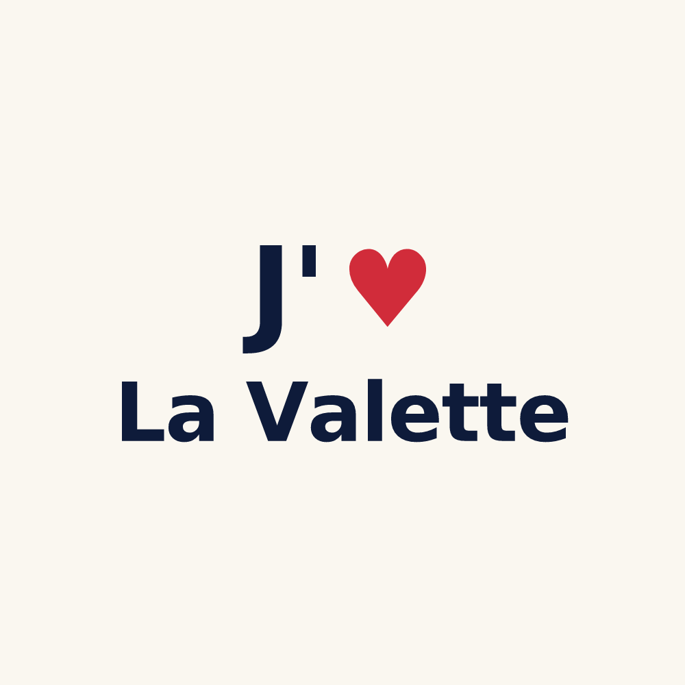 Tasse personnalisée La Valette — design J'aime La Valette