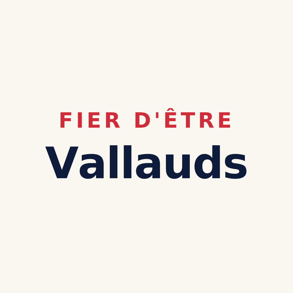 Tasse « Fier d'être Vallauds » — design pour La Valla-en-Gier