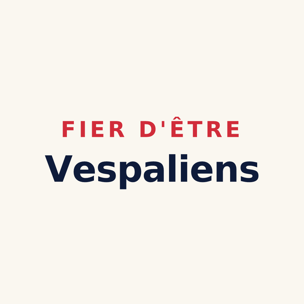 Tasse « Fier d'être Vespaliens » — design pour La Vaupalière