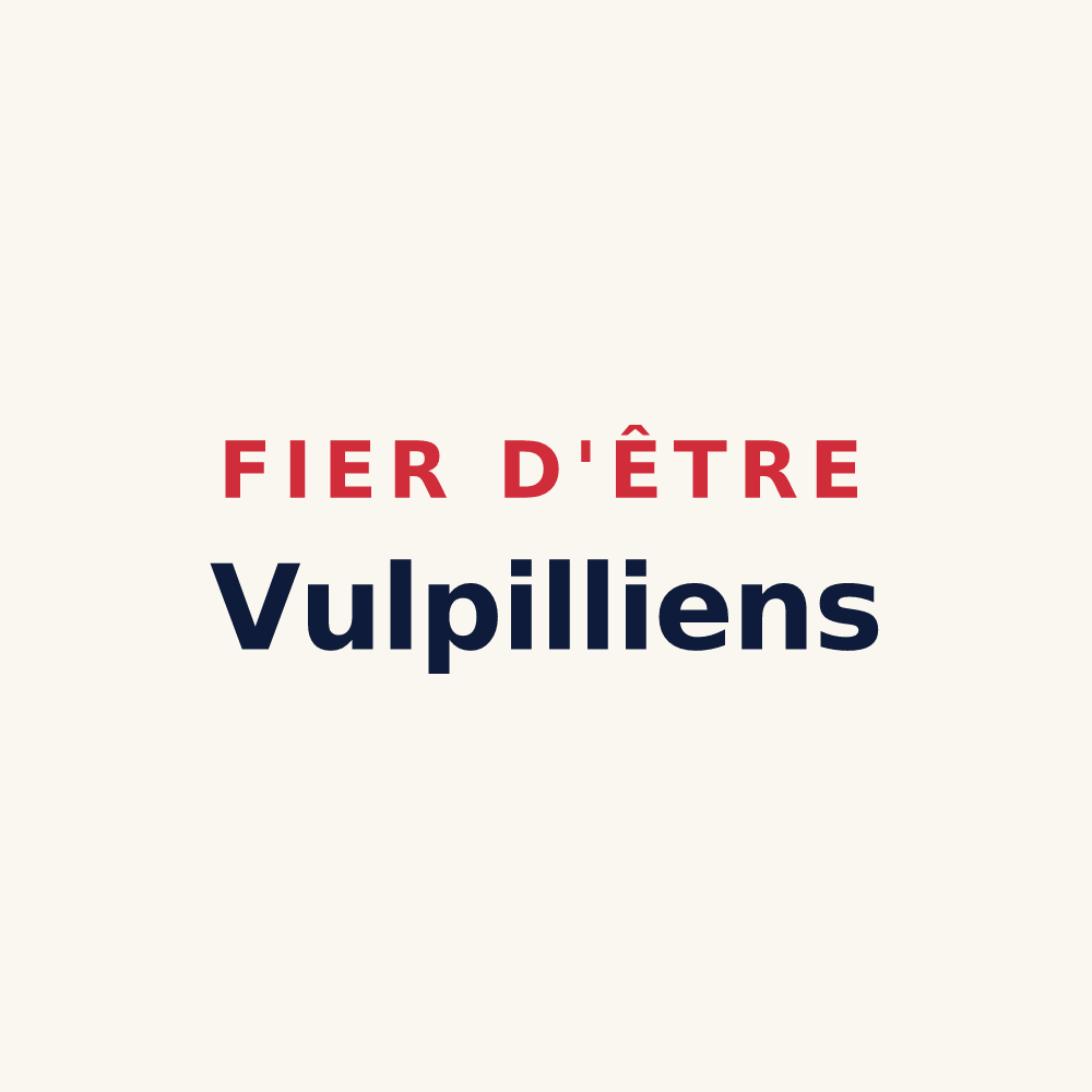 Tasse « Fier d'être Vulpilliens » — design pour La Verpillière