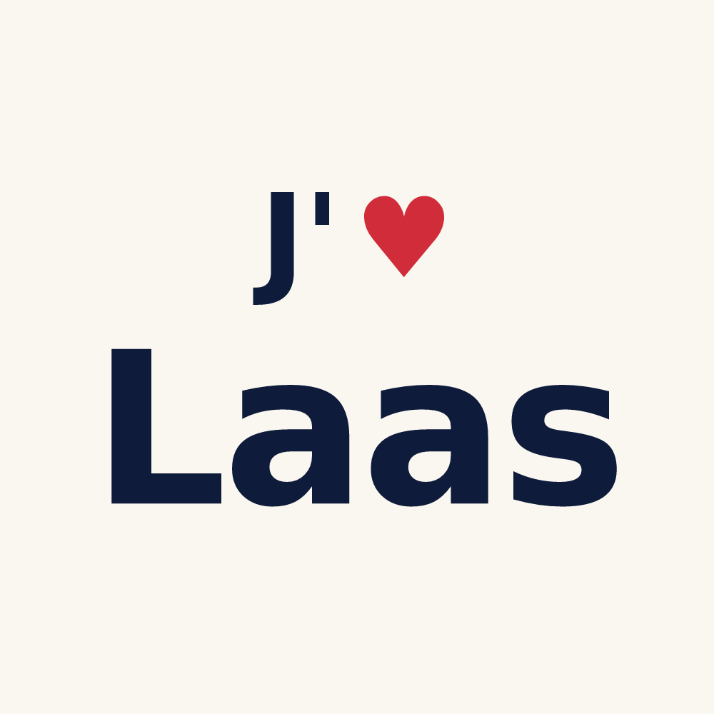 Tasse personnalisée Laas — design J'aime Laas