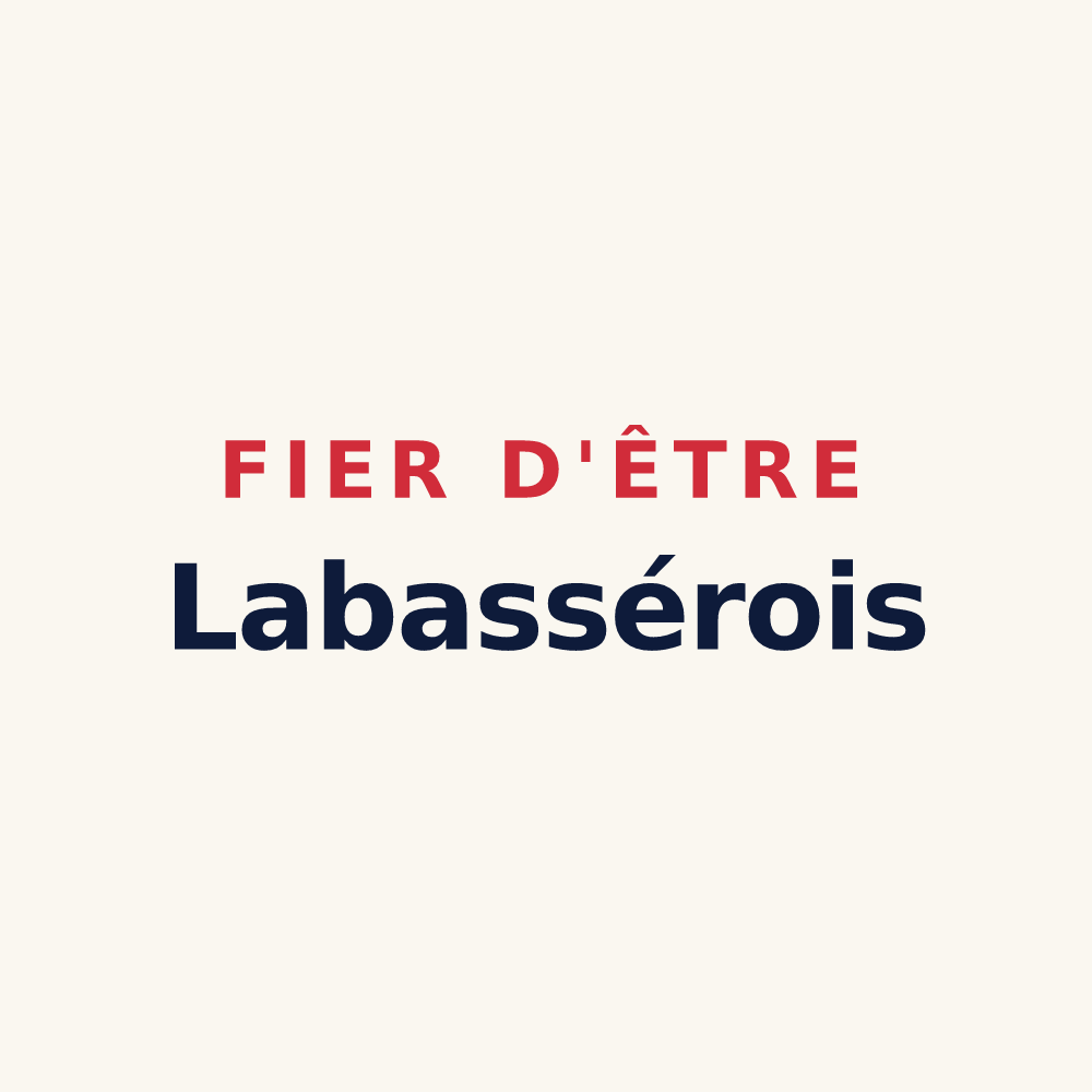 Tasse « Fier d'être Labassérois » — design pour Labassère