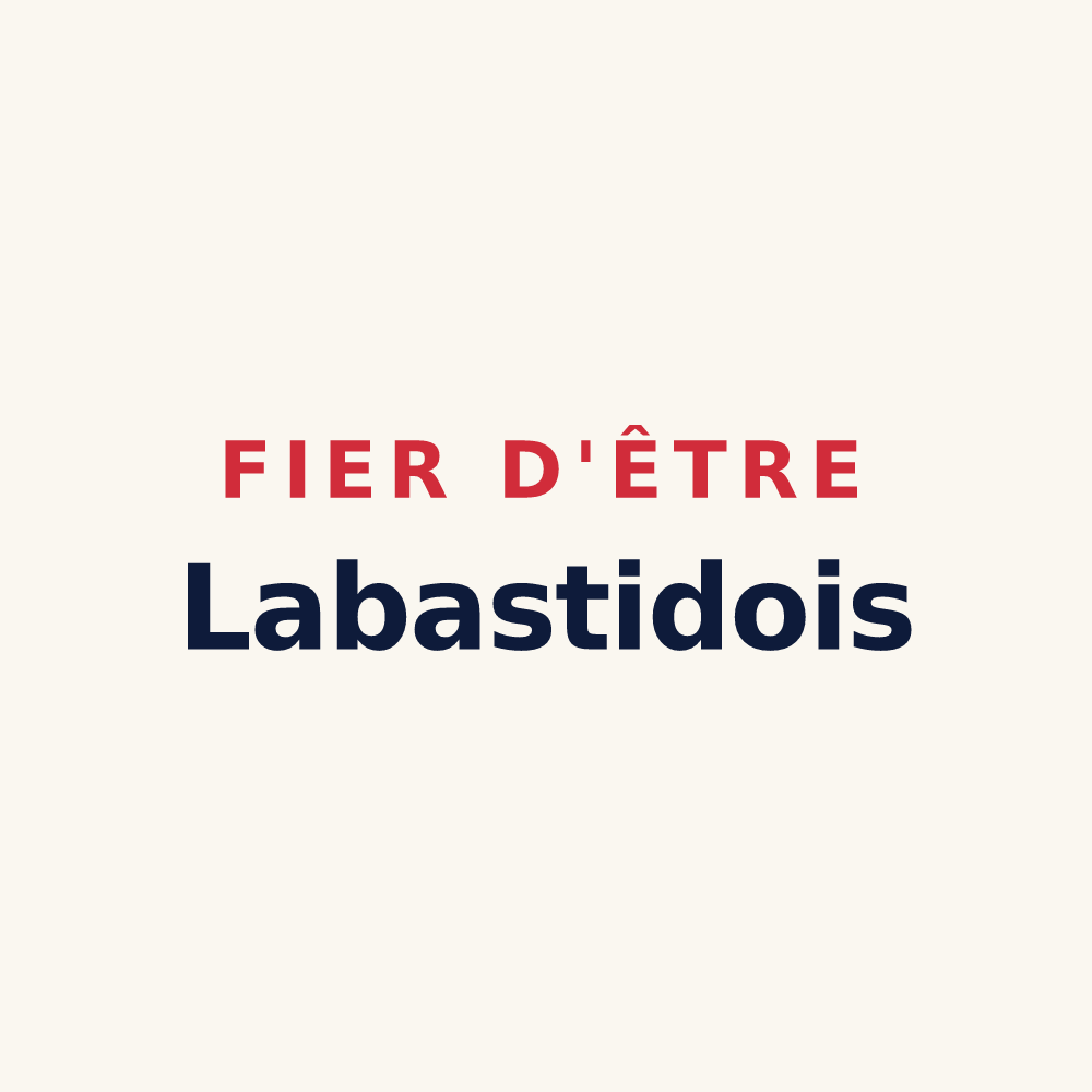 Tasse « Fier d'être Labastidois » — design pour Labastide-Castel-Amouroux