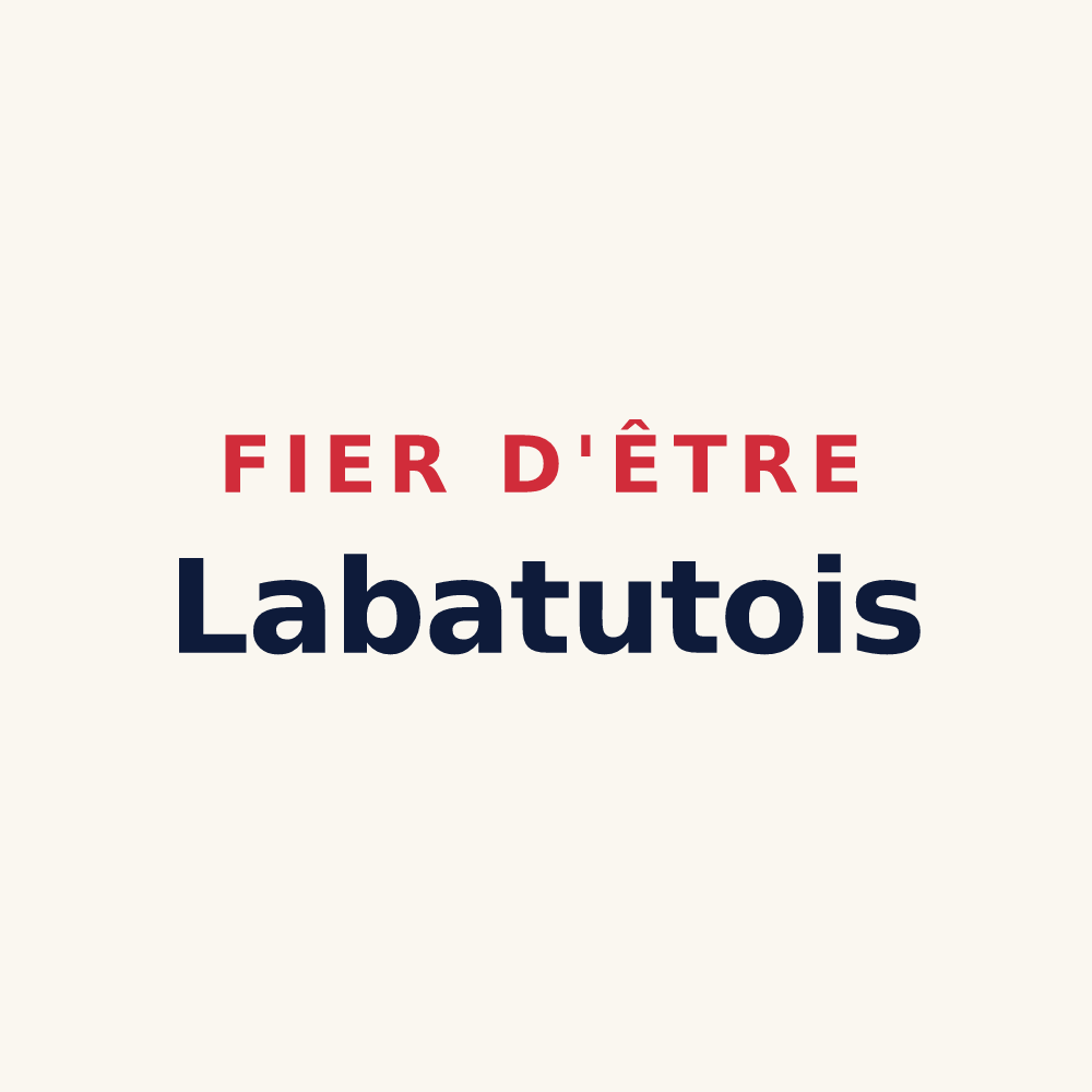 Tasse « Fier d'être Labatutois » — design pour Labatut