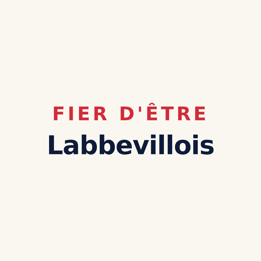 Tasse « Fier d'être Labbevillois » — design pour Labbeville