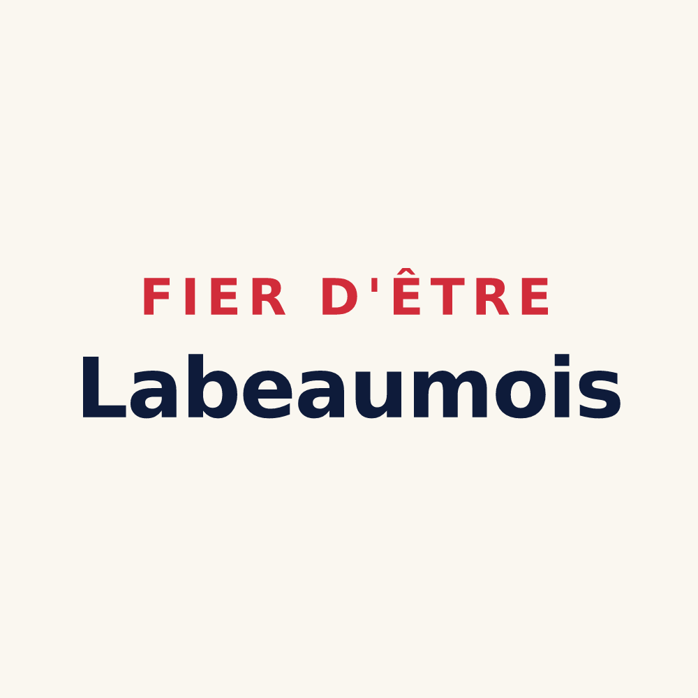 Tasse « Fier d'être Labeaumois » — design pour Labeaume