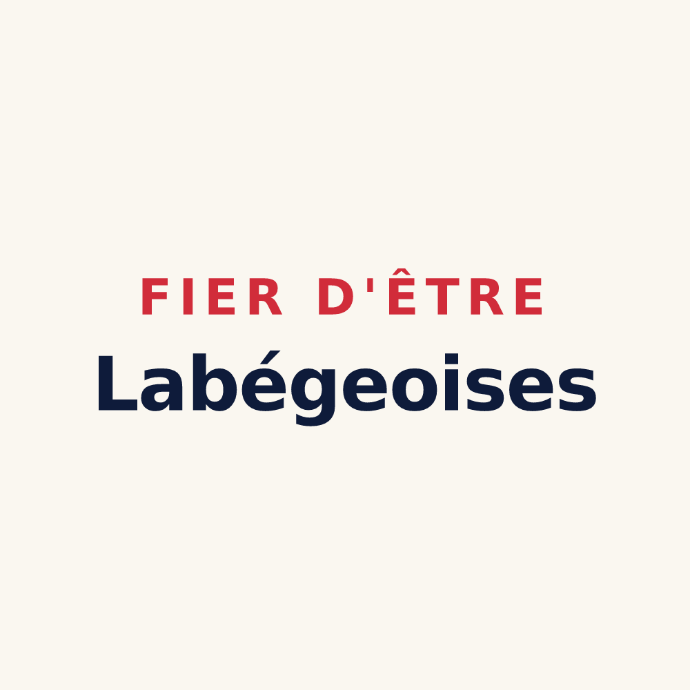 Tasse « Fier d'être Labégeoises » — design pour Labège