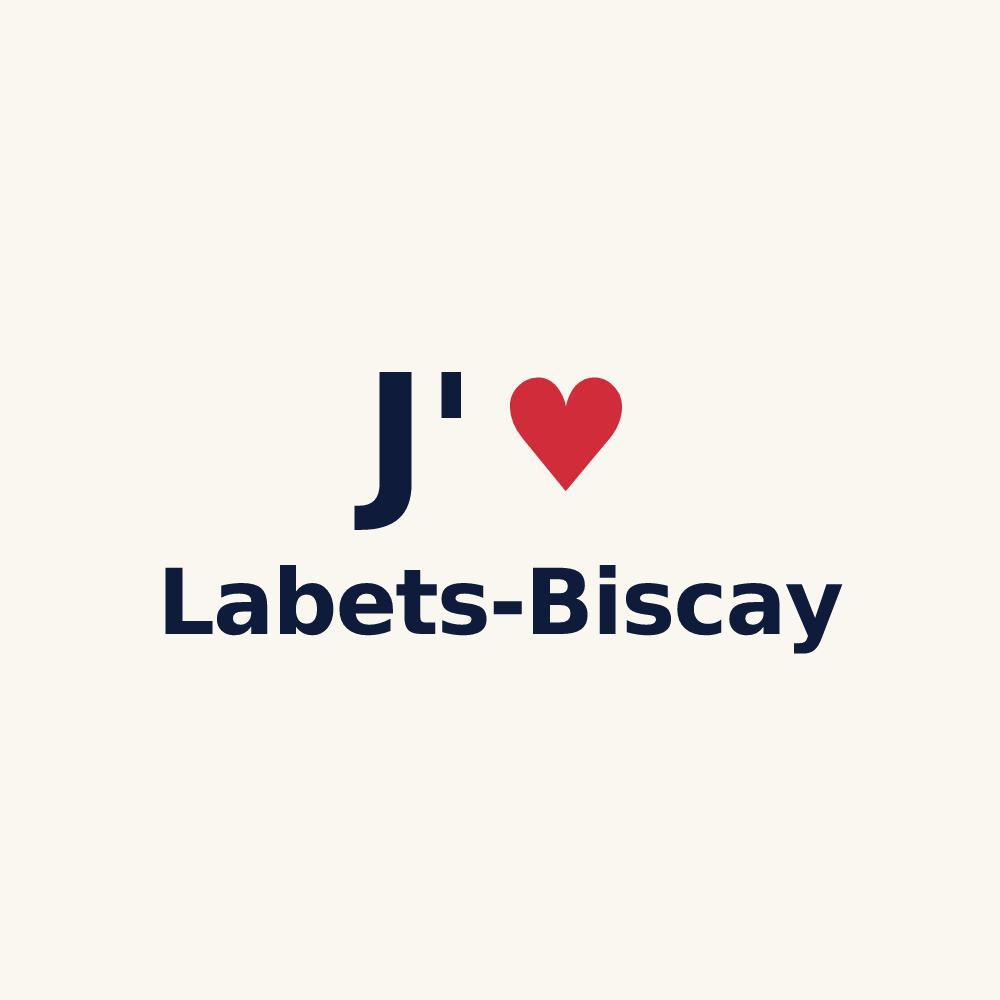 Tasse personnalisée Labets-Biscay — design J'aime Labets-Biscay