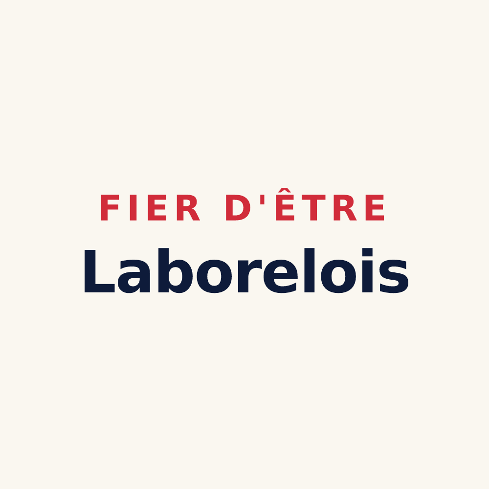 Tasse « Fier d'être Laborelois » — design pour Laborel