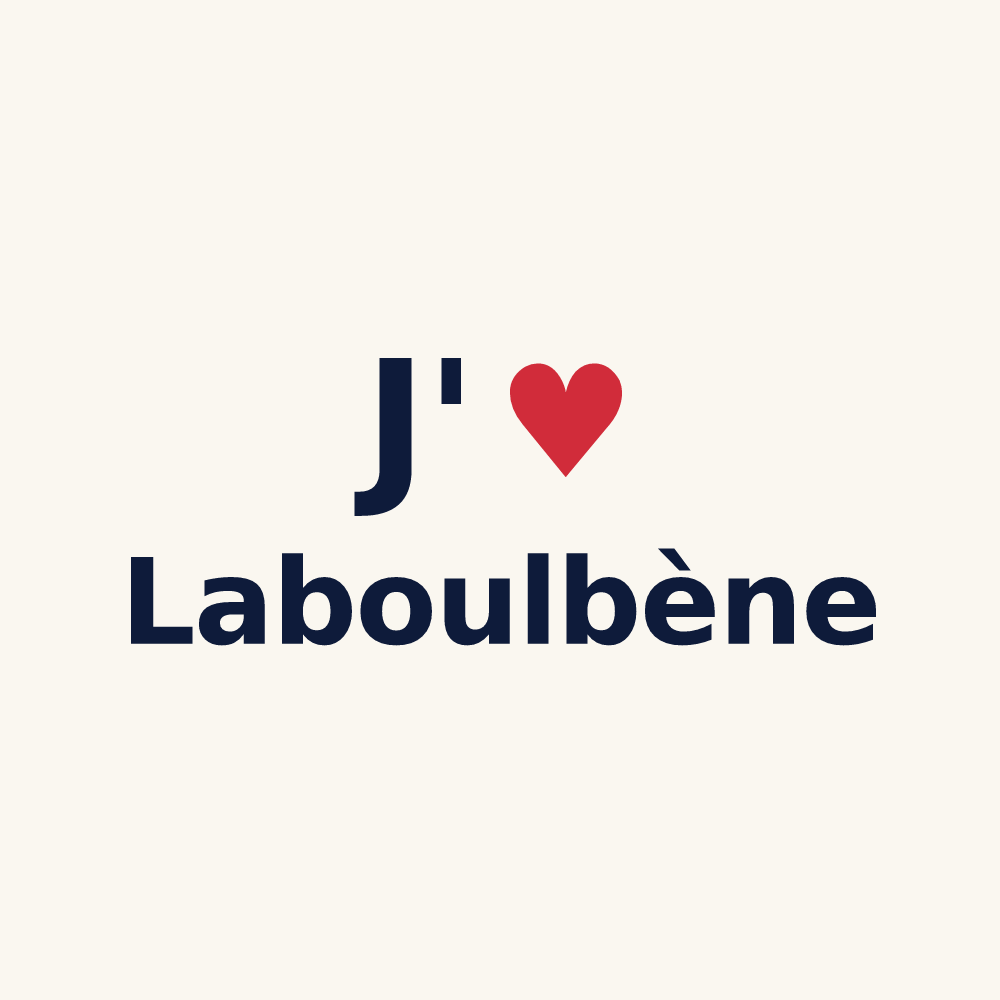Tasse personnalisée Laboulbène — design J'aime Laboulbène