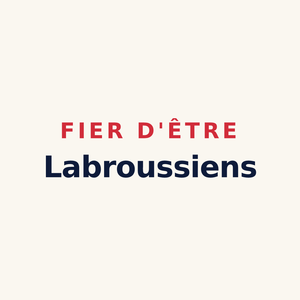Tasse « Fier d'être Labroussiens » — design pour Labrousse