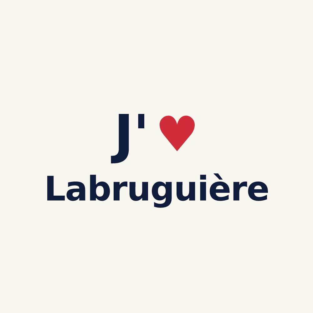 Tasse personnalisée Labruguière — design J'aime Labruguière