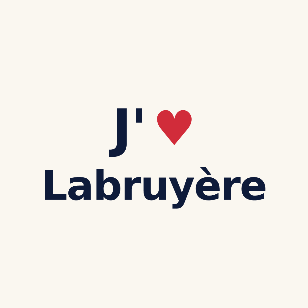 Tasse personnalisée Labruyère — design J'aime Labruyère