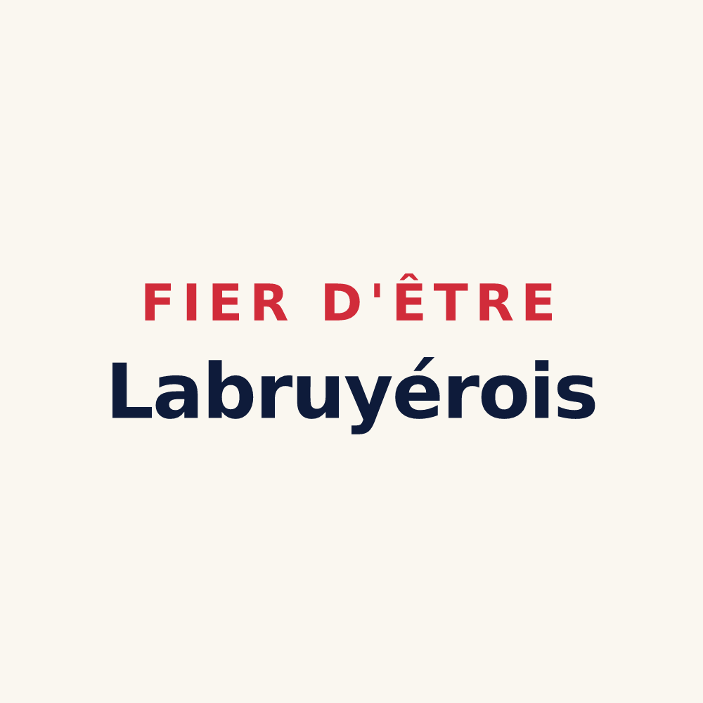 Tasse « Fier d'être Labruyérois » — design pour Labruyère-Dorsa