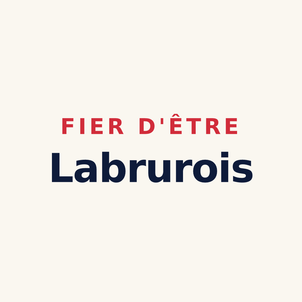Tasse « Fier d'être Labrurois » — design pour Labruyère