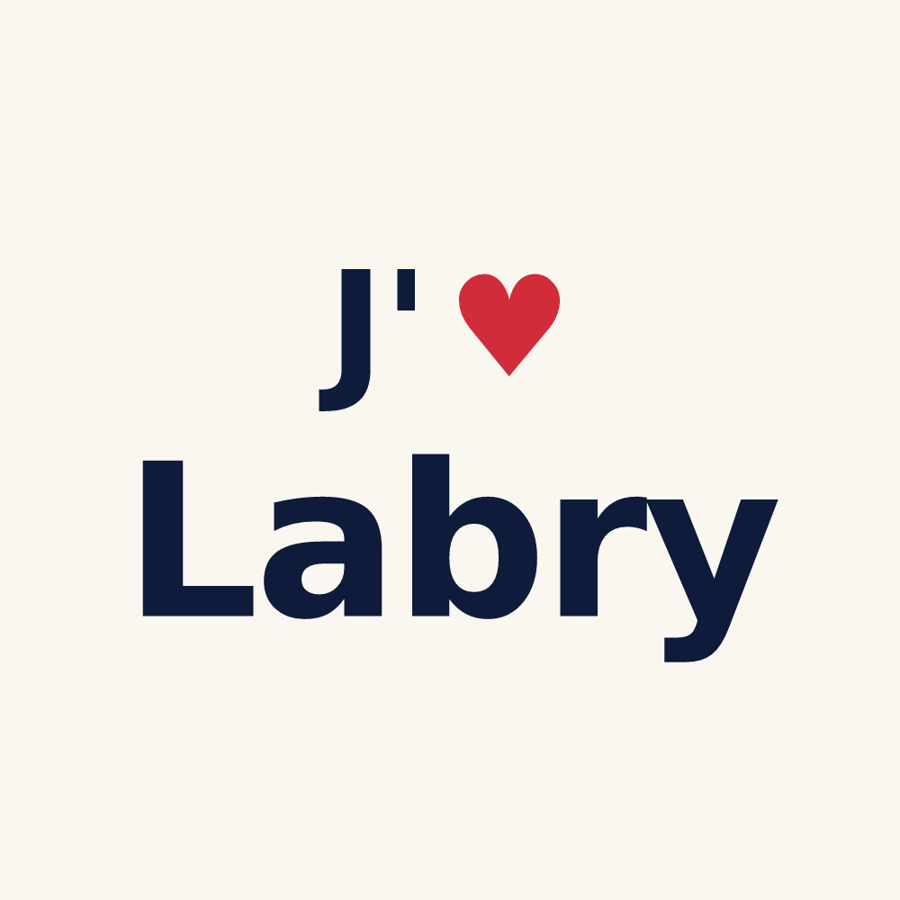 Tasse personnalisée Labry — design J'aime Labry