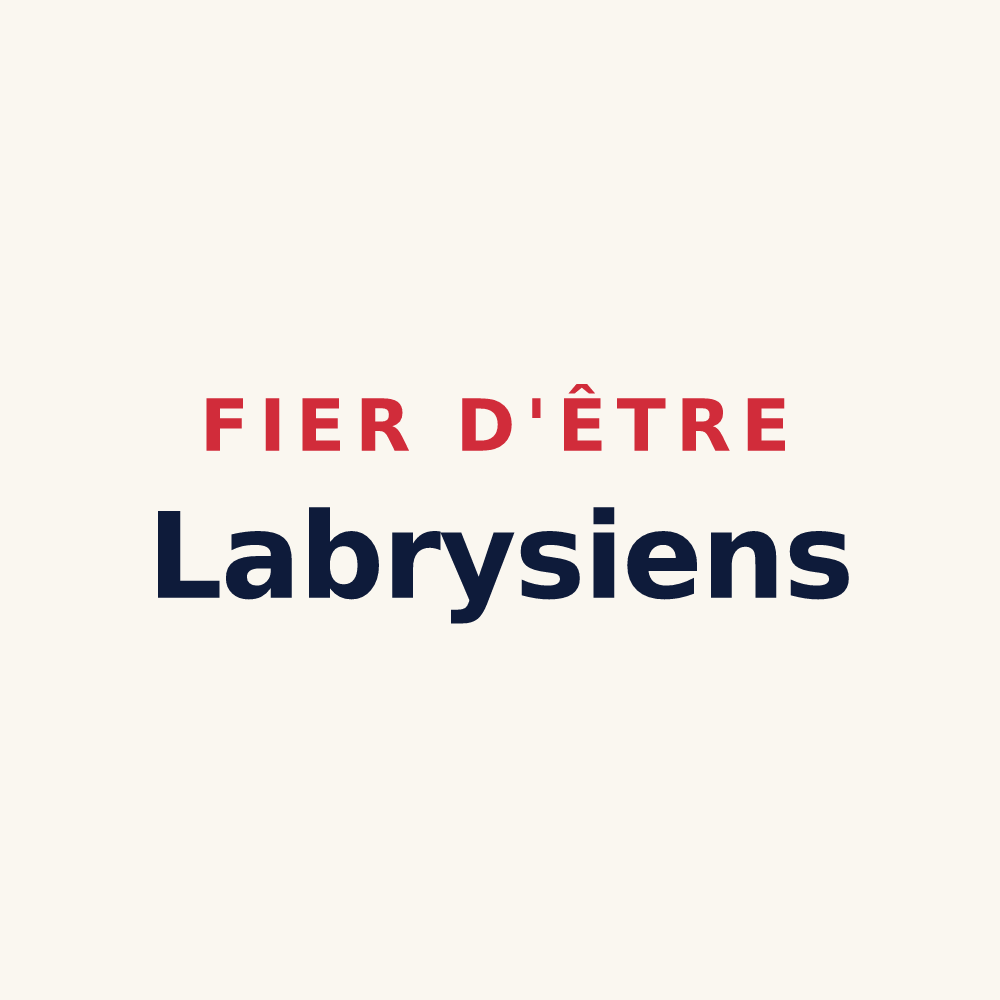 Tasse « Fier d'être Labrysiens » — design pour Labry