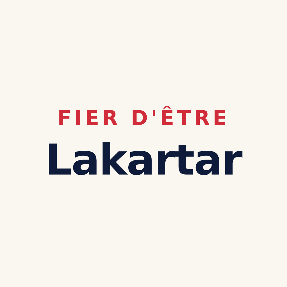 Tasse « Fier d'être Lakartar » — design pour Lacarre