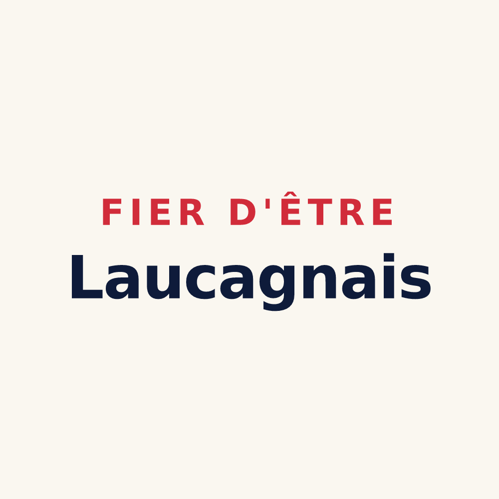 Tasse « Fier d'être Laucagnais » — design pour Lacaugne