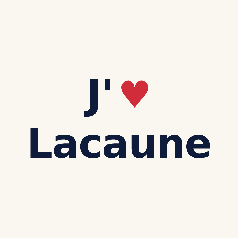 Tasse personnalisée Lacaune — design J'aime Lacaune