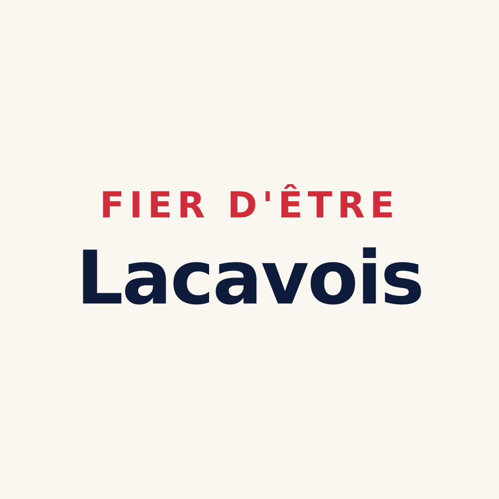 Tasse « Fier d'être Lacavois » — design pour Lacave