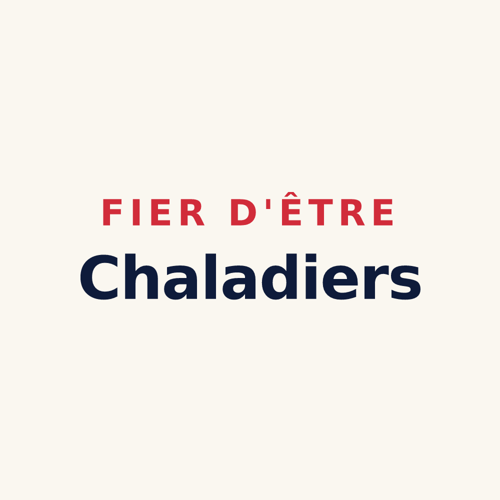 Tasse « Fier d'être Chaladiers » — design pour Lachalade