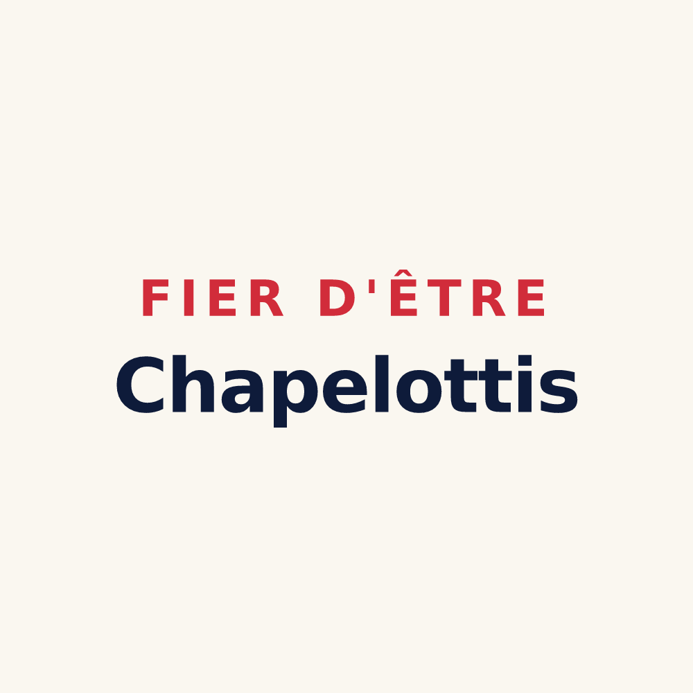 Tasse « Fier d'être Chapelottis » — design pour Lachapelle-sous-Chaux