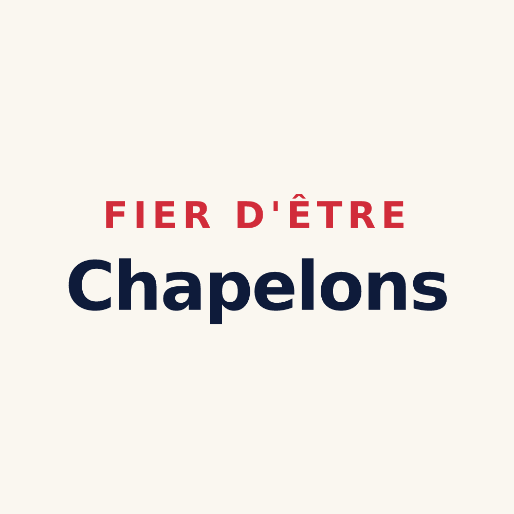 Tasse « Fier d'être Chapelons » — design pour Lachapelle-sous-Rougemont