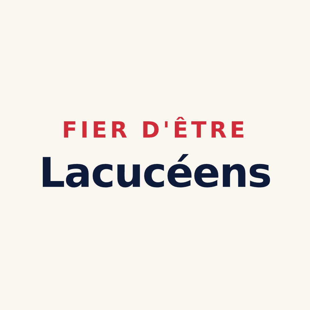 Tasse « Fier d'être Lacucéens » — design pour Lachaussée