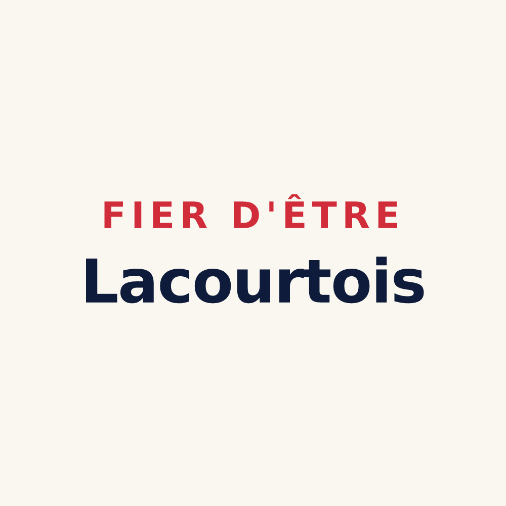 Tasse « Fier d'être Lacourtois » — design pour Lacourt-Saint-Pierre