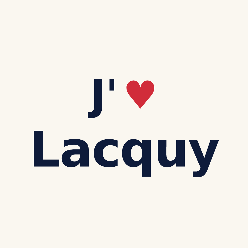 Tasse personnalisée Lacquy — design J'aime Lacquy