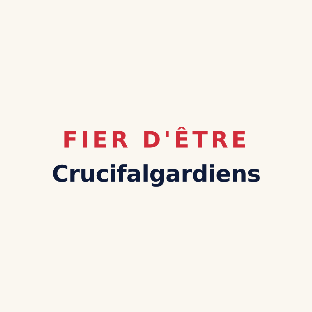 Tasse « Fier d'être Crucifalgardiens » — design pour Lacroix-Falgarde