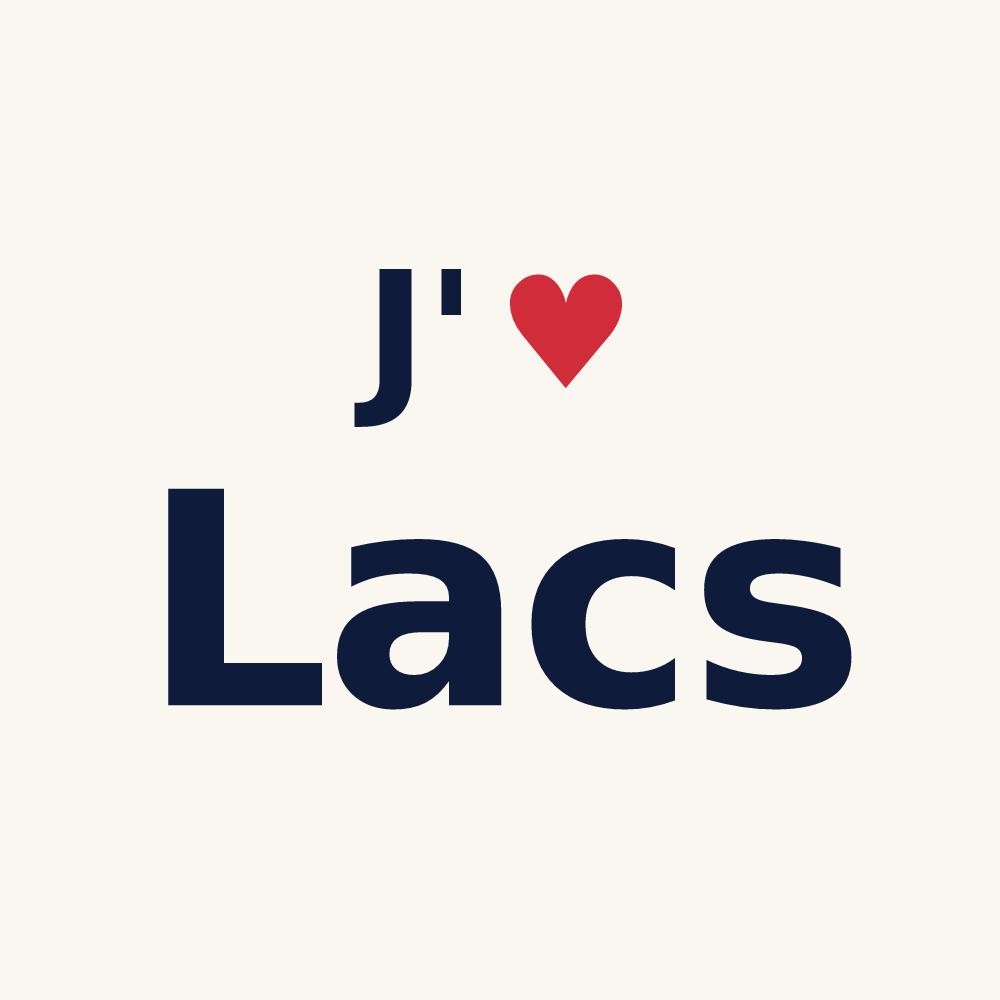 Tasse personnalisée Lacs — design J'aime Lacs